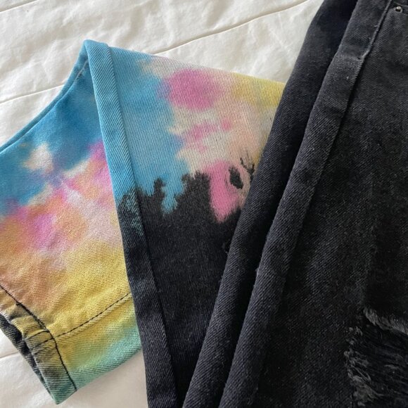 🗣️ Free Speech Jeanies – Bold Striped Revival (30" Waist) - Picture 12 of 16